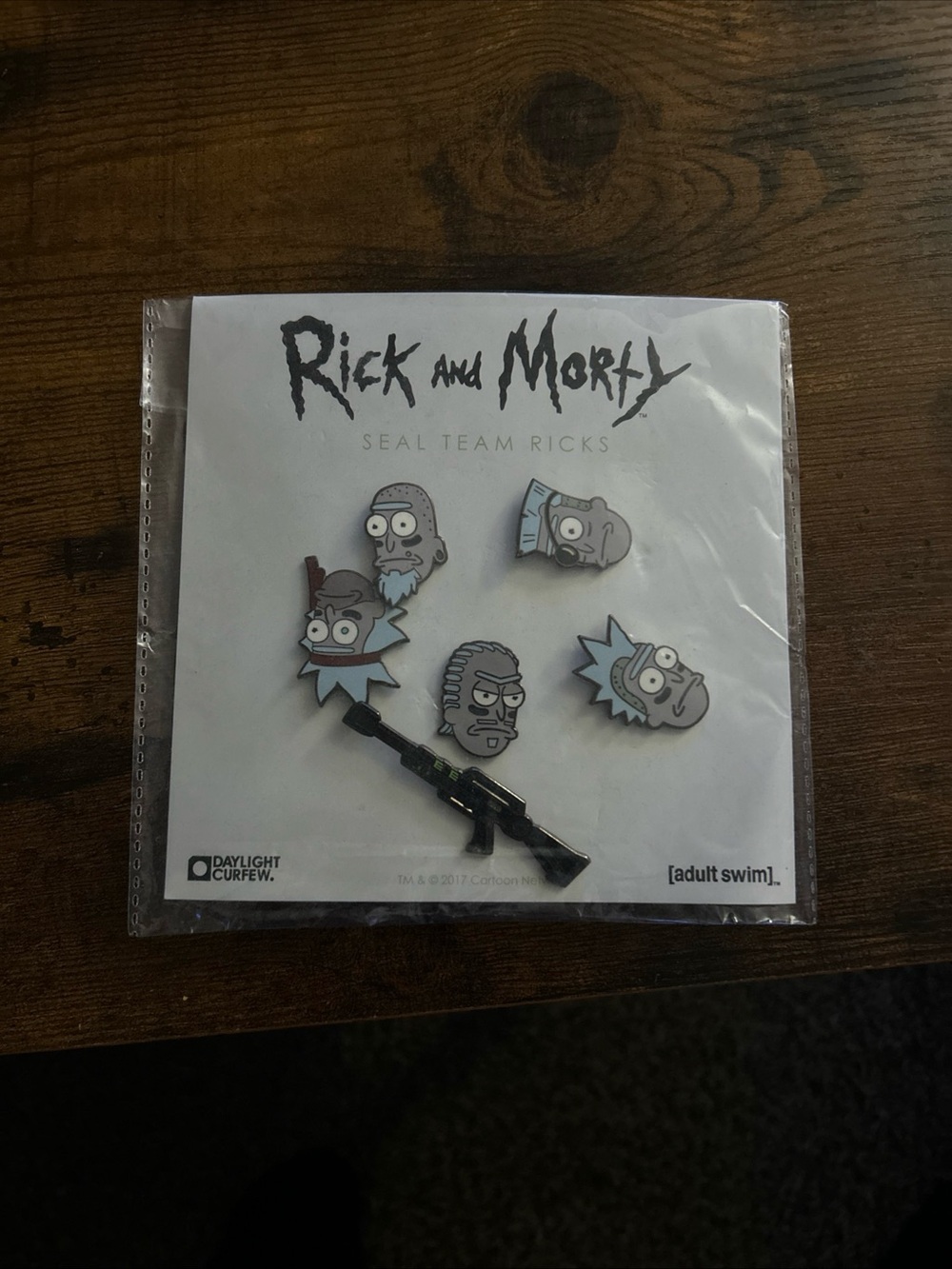 Seal Team Ricks Enamel Pin Set - Blue/Grey